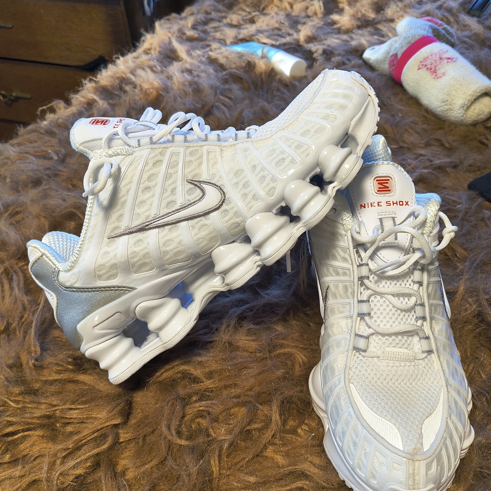 Nike Shox White Athletic Shoes